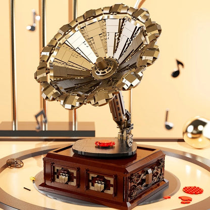 QIZHILE 91002 Creator Expert Phonograph Music Box Building Blocks 1688PCS Bricks Toys From China Delivery.