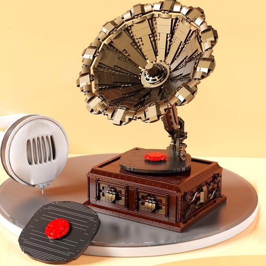 QIZHILE 91002 Creator Expert Phonograph Music Box Building Blocks 1688PCS Bricks Toys From China Delivery.