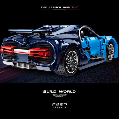 Rael 50028 Technology Model Series Supercar Buga Super Car Building Block 1233pcs Bricks Toy Ship From China
