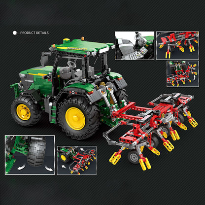 Reobrix 22015 Technic Motor John Deere 6130 R Building Blocks 1828pcs Bricks Toys From China Delivery.
