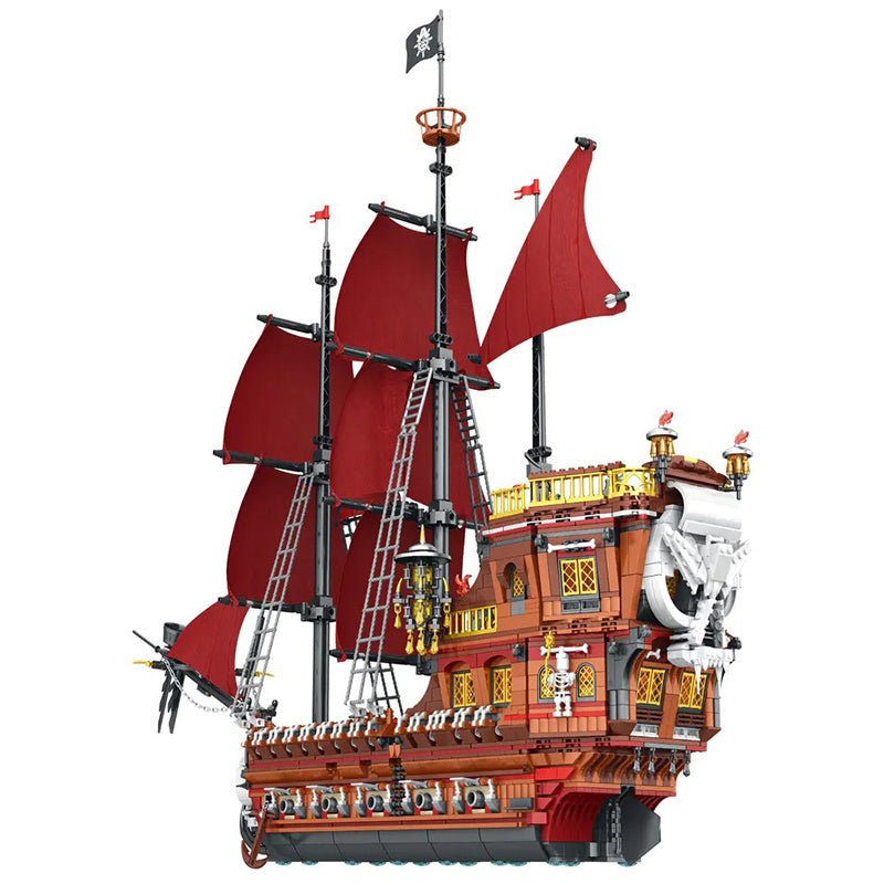 Reobrix 66010 MOC Expert Ideas Pirate Revenge-Model Ship Building Blocks 3066pcs Bricks Model Movie Toys from China.