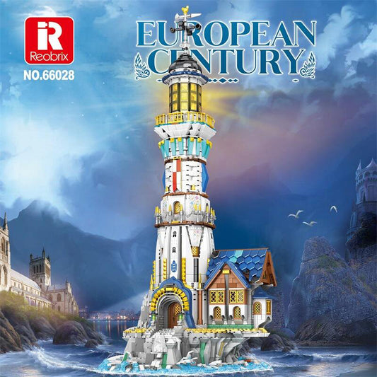 Reobrix 66028 Modular Buildings European Century Lighthouse Building Blocks 3228pcs Bricks Toys From China Delivery.