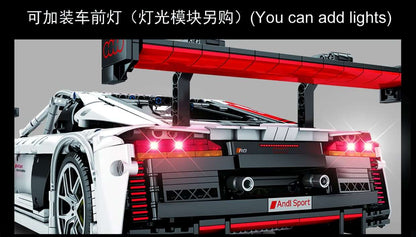 SEMBO 701023 Audi R8 Sport White 1 10