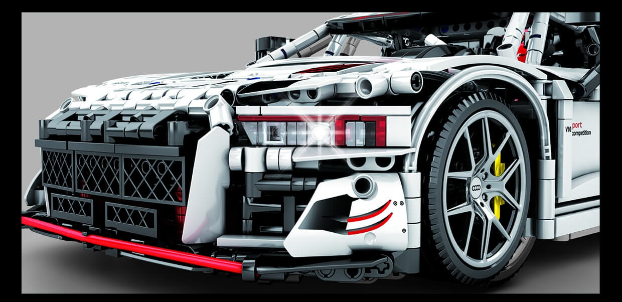 SEMBO 701023 Audi R8 Sport White 1 10