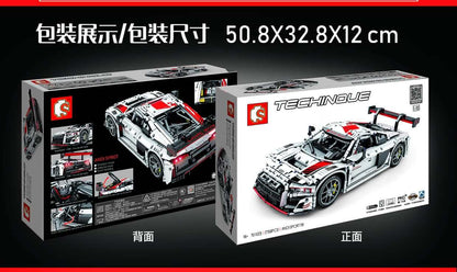 SEMBO 701023 Audi R8 Sport White 1 10