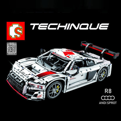 SEMBO 701023 Audi R8 Sport White 1 10