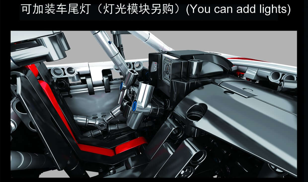 SEMBO 701023 Audi R8 Sport White 1 10