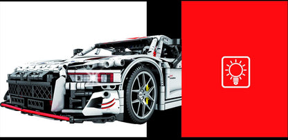 SEMBO 701023 Audi R8 Sport White 1 10