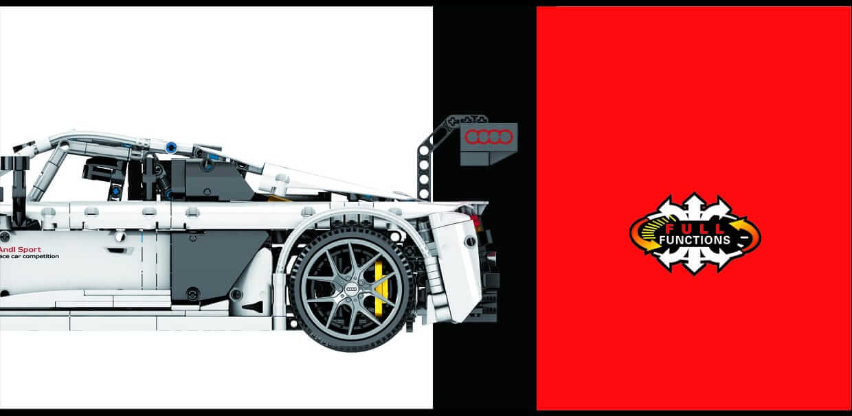 SEMBO 701023 Audi R8 Sport White 1 10