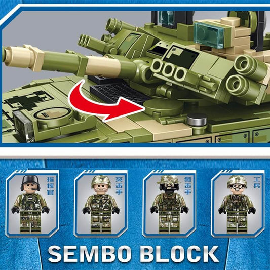 SEMBO 105731 ZBD-04 infantry battletank