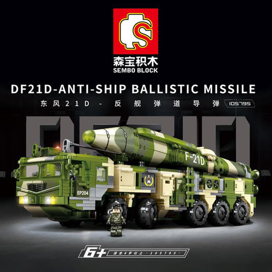 SEMBO 105795 DF21D-Anti-Ship Ballistic Missile Military