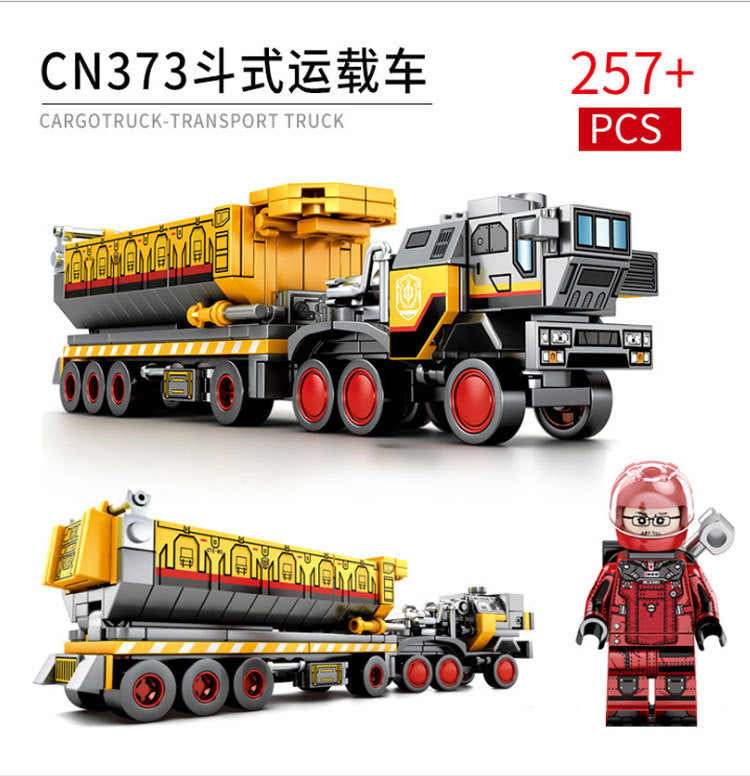 SEMBO 107001-107004 The Wandering Earth Series Cargotruck-Transport Truck Building Blocks Toys Model From China