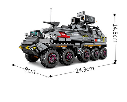 SEMBO 107005 The Wandering Earth Series Military Truck Building Blocsk 811pcs Bricks Toys From China
