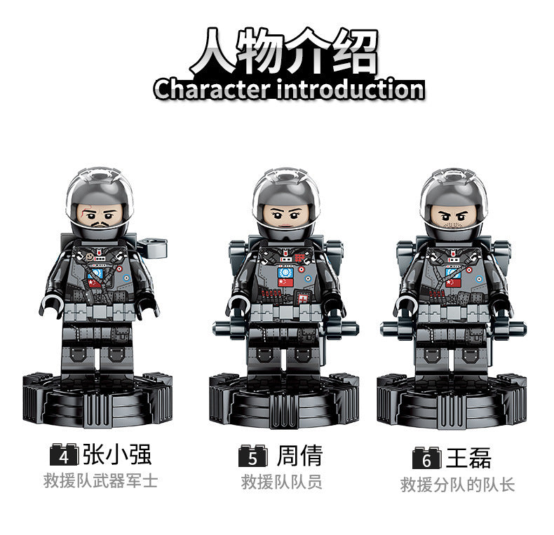 SEMBO 107005 The Wandering Earth Series Military Truck Building Blocsk 811pcs Bricks Toys From China