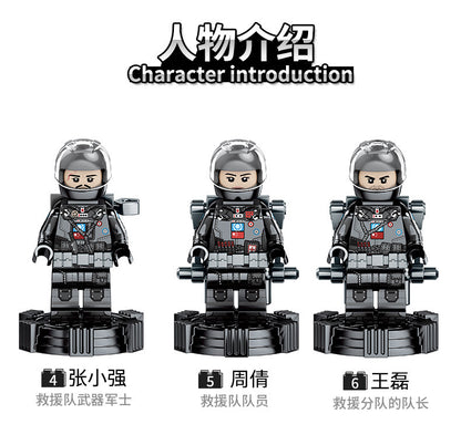 SEMBO 107005 The Wandering Earth Series Military Truck Building Blocsk 811pcs Bricks Toys From China