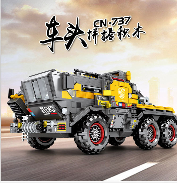 SEMBO 107006 The Wandering Earth Series CargoTruck-Iron Truck Building Blocks 1445pcs Bricks From China