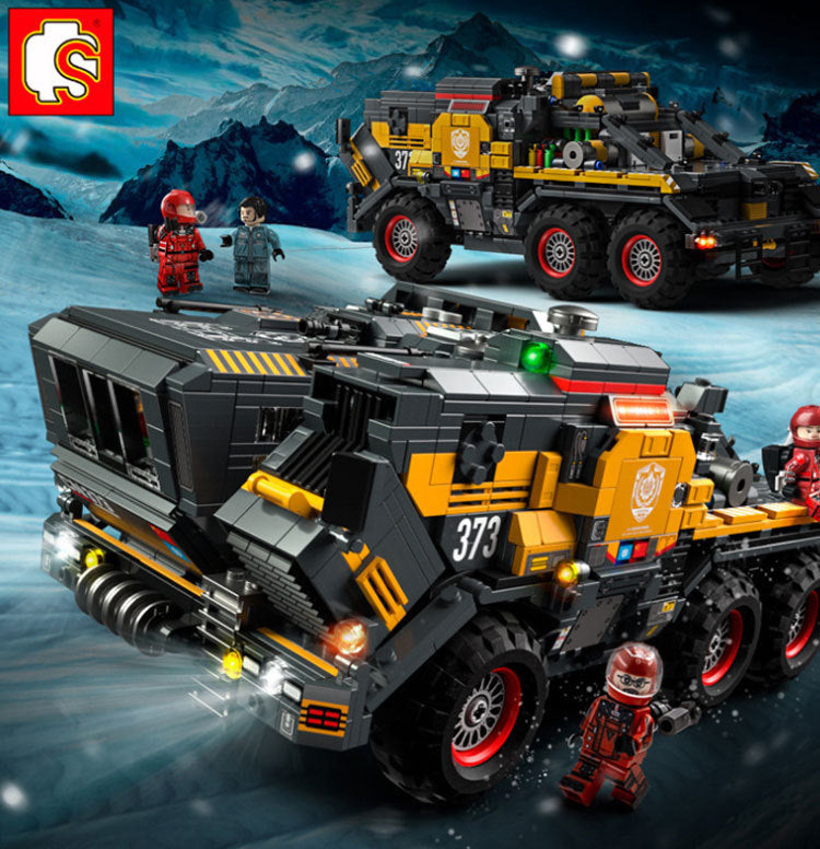 SEMBO 107006 The Wandering Earth Series CargoTruck-Iron Truck Building Blocks 1445pcs Bricks From China