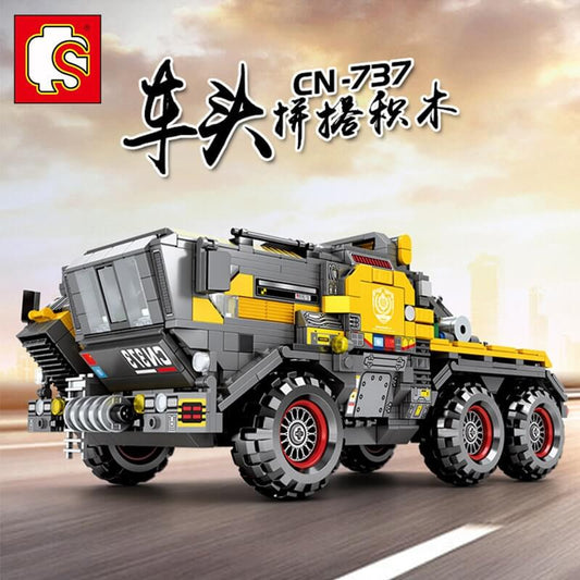 SEMBO 107006 Wandering Earth: CN373 Bucket Carrier-Large Front CargoTruck