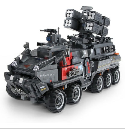 SEMBO 107007 The Wandering Earth Series Military Truck Building Blocks 1925pcs Bricks Toys Model From China