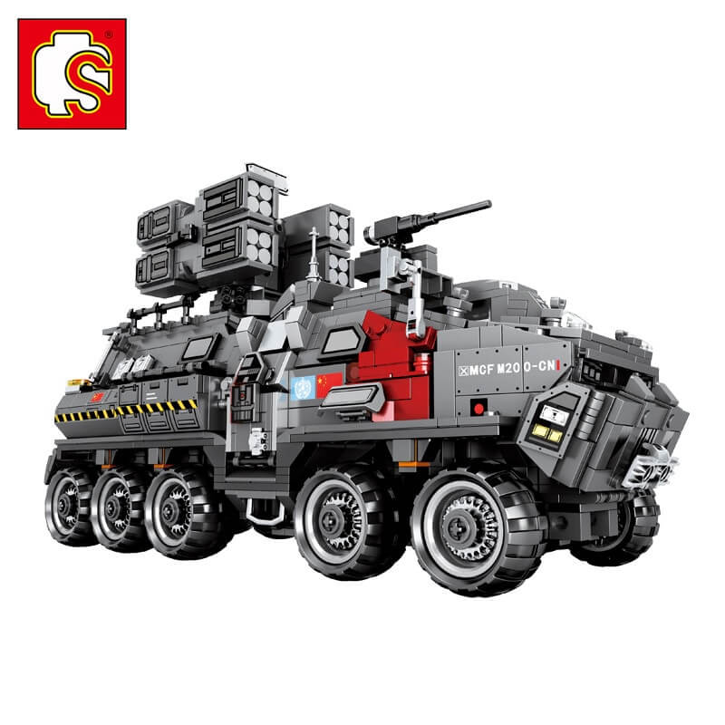 SEMBO 107007 Wandering Earth CN171 Troop Carrier Military Truck