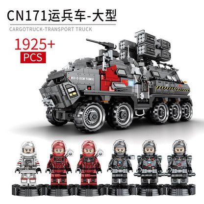 SEMBO 107007 Wandering Earth CN171 Troop Carrier Military Truck