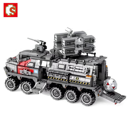 SEMBO 107007 Wandering Earth CN171 Troop Carrier Military Truck