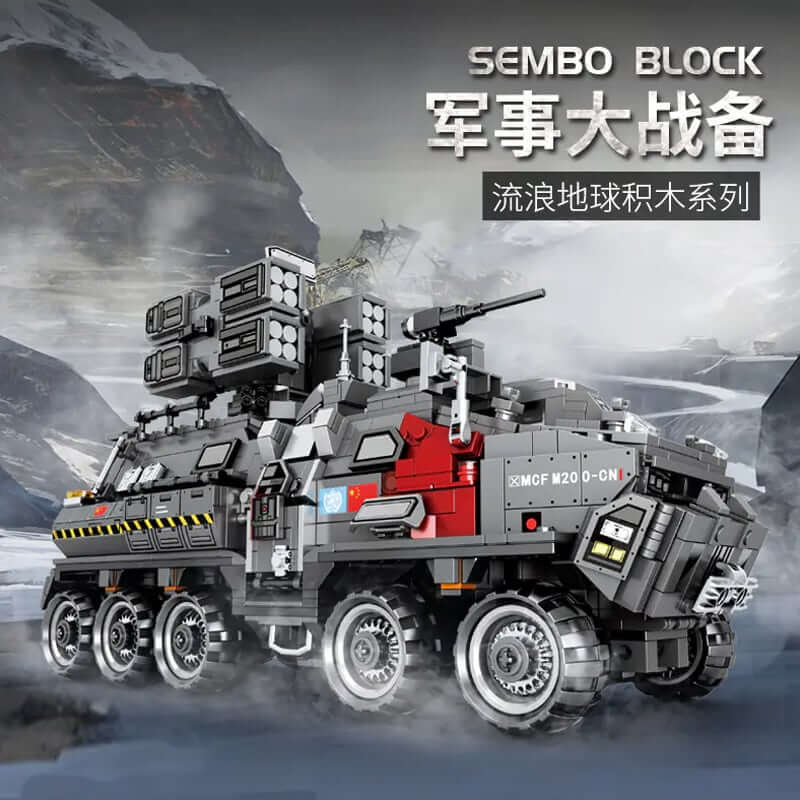 SEMBO 107007 Wandering Earth CN171 Troop Carrier Military Truck