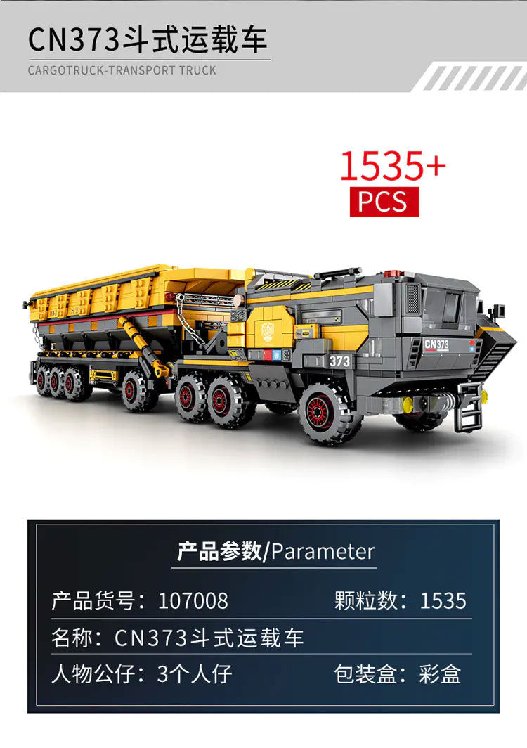 SEMBO 107008 The Wandering Earth Series Cargotruck-Iron OreTruck Building Blocks 1535pcs Bricks Toys Model From China
