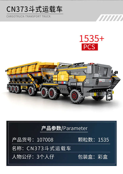 SEMBO 107008 The Wandering Earth Series Cargotruck-Iron OreTruck Building Blocks 1535pcs Bricks Toys Model From China