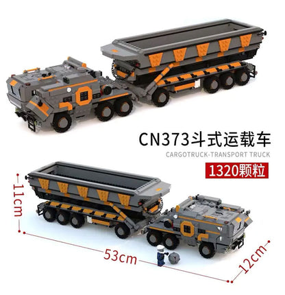 SEMBO 107008 The Wandering Earth Series Cargotruck-Iron OreTruck Building Blocks 1535pcs Bricks Toys Model From China