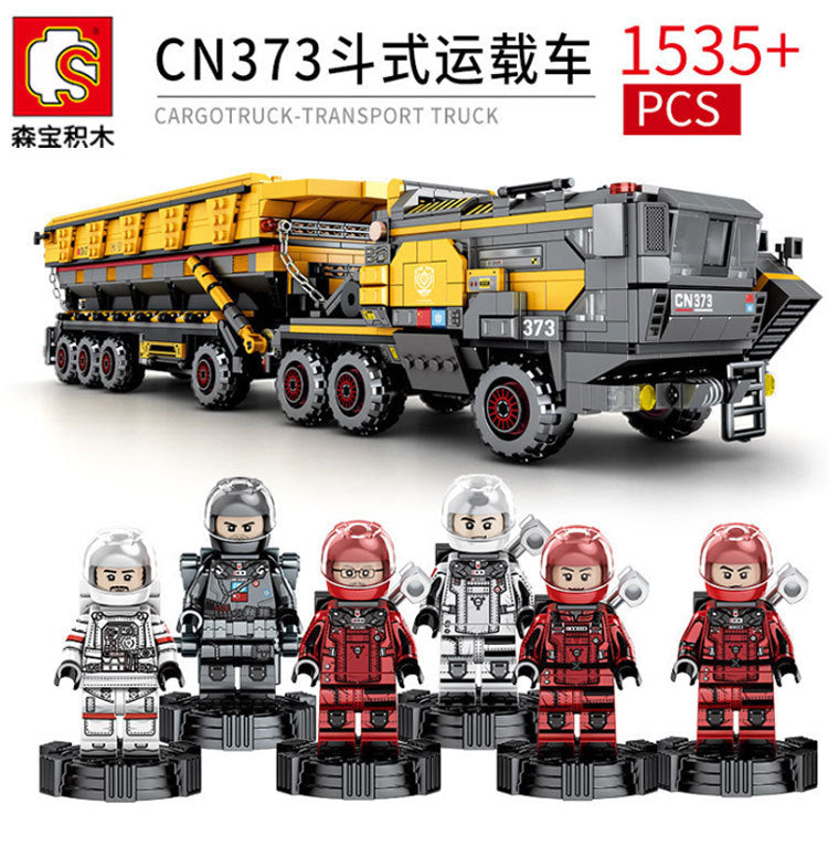 SEMBO 107008 The Wandering Earth Series Cargotruck-Iron OreTruck Building Blocks 1535pcs Bricks Toys Model From China