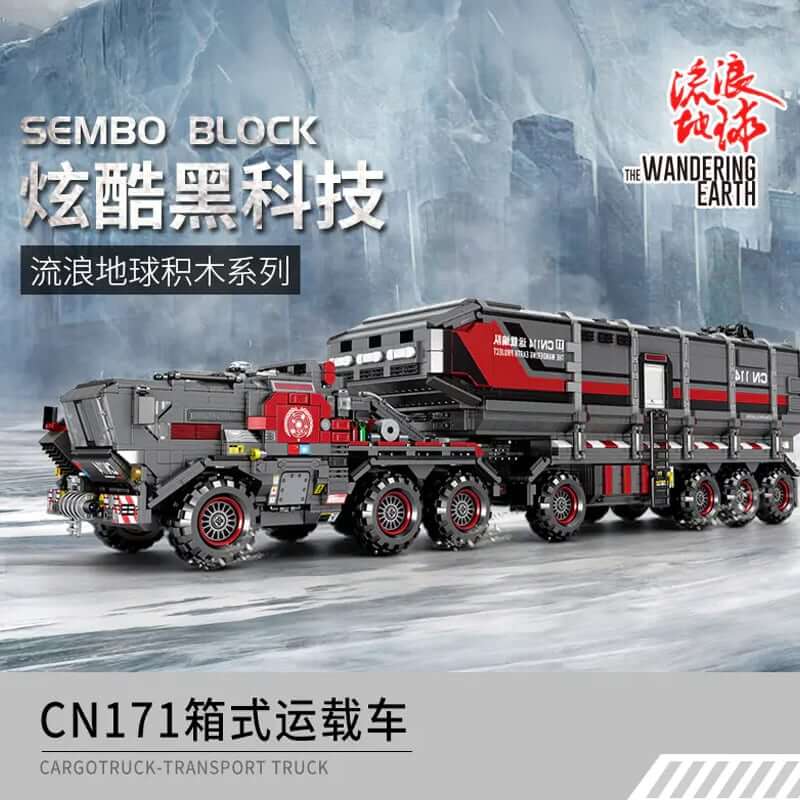 SEMBO 107009 Wandering Earth CN171-11 Carrier CN114-03 Transport Truck