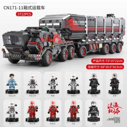 SEMBO 107009 Wandering Earth CN171-11 Carrier CN114-03 Transport Truck