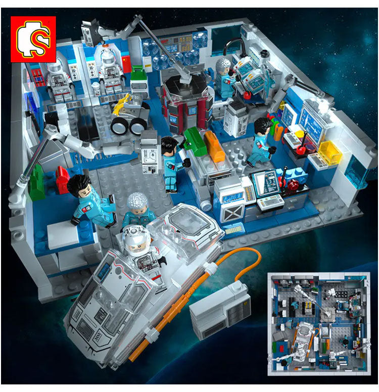 SEMBO 107021-107024 The Wandering Earth Series 4IN1 Space Station Building Blocks 1006pcs Bricks Toys Model From China