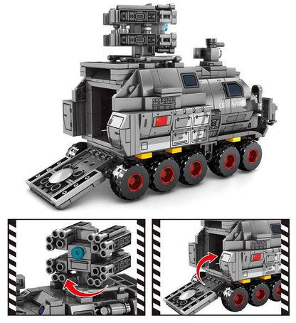SEMBO 107027 The Wandering Earth Military Truck Building Blocks 532pcs Bricks Model Toys From China