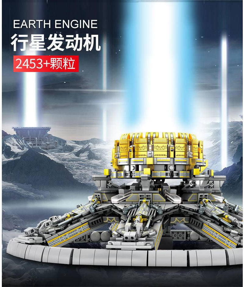 SEMBO 107028 Wandering the Earth Series Earth Engine Building Blocks 2453pcs Bricks Toys Model From China