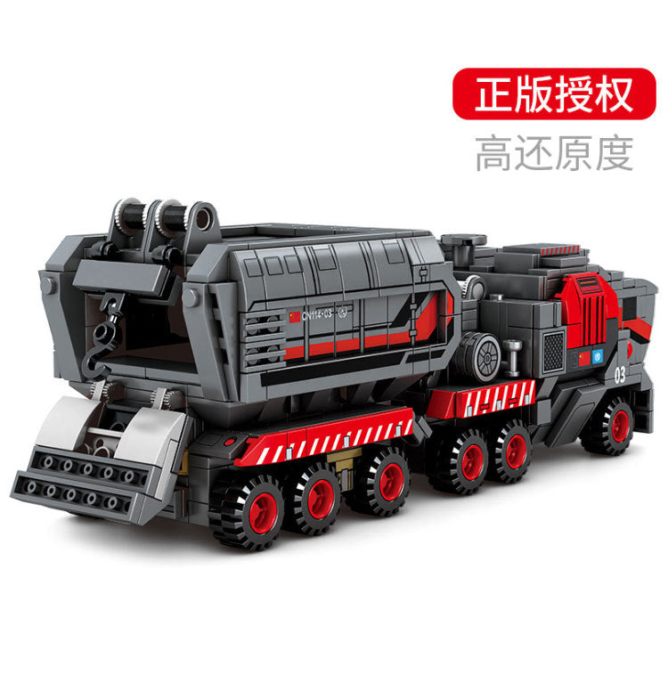 SEMBO 107029 The Wandering Earth Engineering Truck Building Blocks 748pcs Bricks Toys Model From China