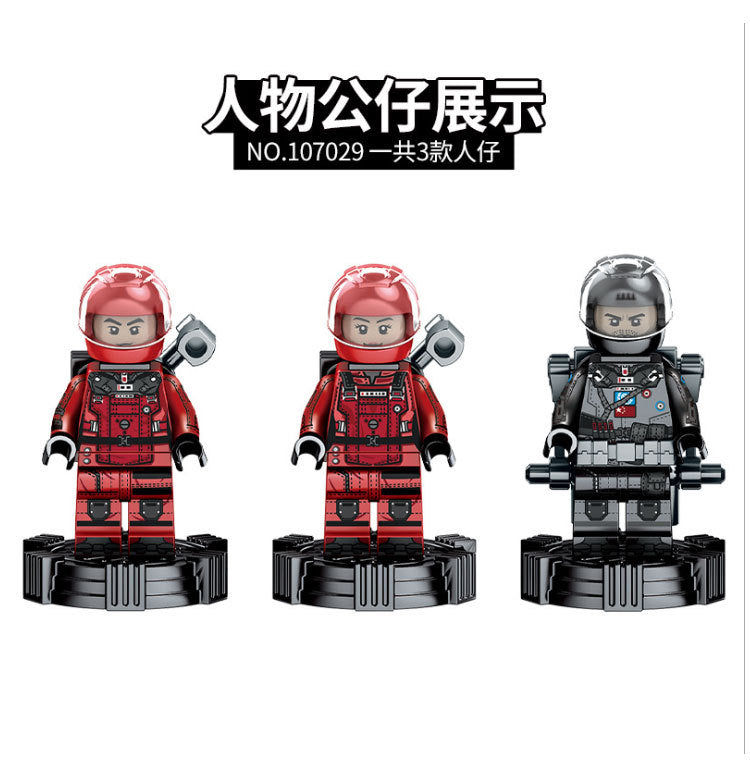 SEMBO 107029 The Wandering Earth Engineering Truck Building Blocks 748pcs Bricks Toys Model From China