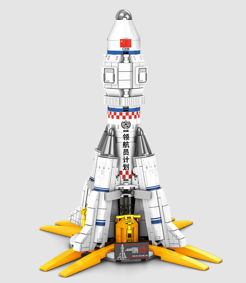 SEMBO 107032 The Wandering Earth The Carrier Rocket Building Blocks 444pcs Bricks Model Toys From China