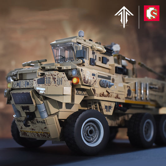 SEMBO 109001 Cage Transporter Assembled Modular Building Blocks 1239pcs Bricks Model DIY Boy Military Toy from China