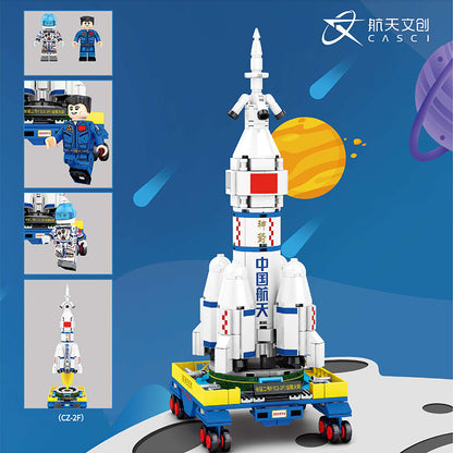 SEMBO 203011 Rockets CZ-2F Building Blocks Model 395pcs Bricks Toy Gift From China.