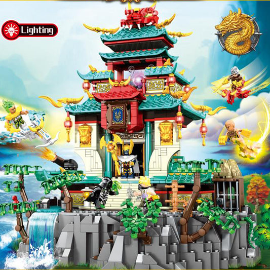 SEMBO 206047 Moc Bricks Movie &amp; Game Yan Dragon Building Blocks 1715pcs Bricks Toys Gift From China.