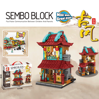 SEMBO 601033 ? 601036 Antiquity mini model series building block