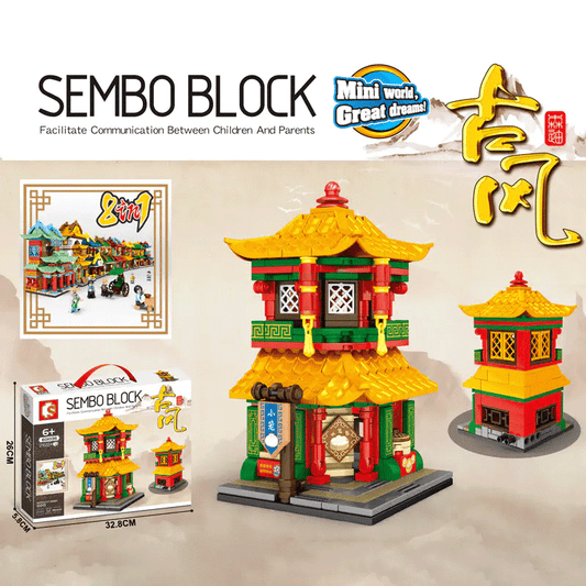 SEMBO 601033 ? 601036 Antiquity mini model series building block