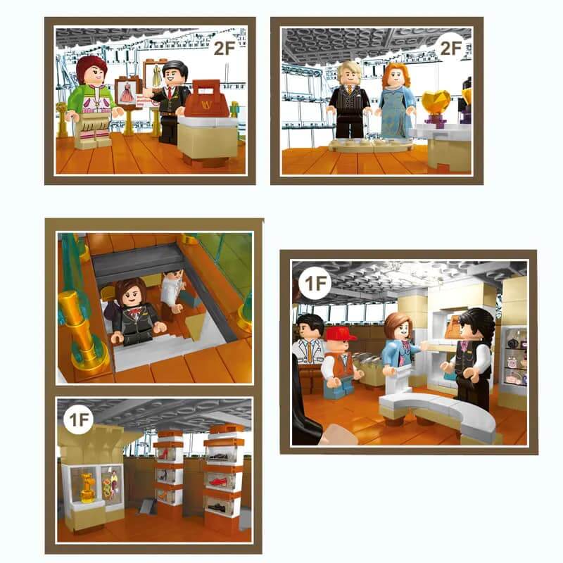 SEMBO 601099 Singapore LV flagship clothing and jewelry store with led light