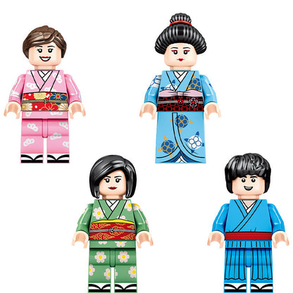 SEMBO 601148 Idea Japanese style cherry blossom scene building blocks 916pcs bricks from China