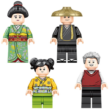 SEMBO 601149 Idea Japanese style cherry blossom scene building blocks 1106pcs bricks from China