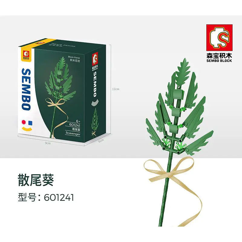 SEMBO 601241 Block Florist Series Chrysalidocarpus Lutescens Building Blocks Bricks Toys Model From China