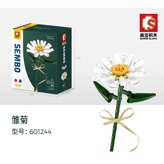 SEMBO  601244 Block Florist Series Daisy Building Blocks Bricks Toys Model  From China