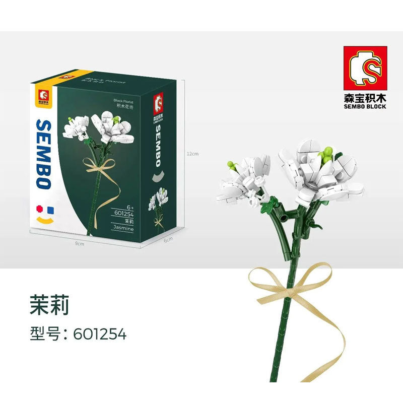 SEMBO 601254 Block Florist Series Jasmine Building Blocks Bricks Toys Model From China